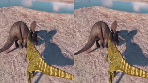 VR 3D Dinosaurs Park Rampage