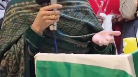 This is the Mayor of Rotherham Rukhsana Ismail speaking to Constituents in England.