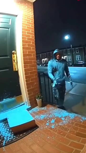 Theft Turns Into a Loud Porch Argument #CaughtonRingCamera #funnyvideo #cctvfootage