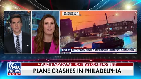 Ring doorbell camera captures fiery plane crash in Philadelphia