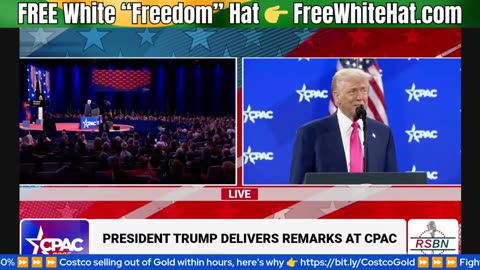 🟢 WATCH: President Trump Speaks LIVE and CPAC