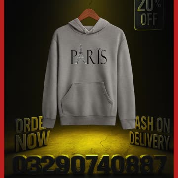 Paris Hoodie | Fashion Without Borders | Raheech Pakistan 🇫🇷✨