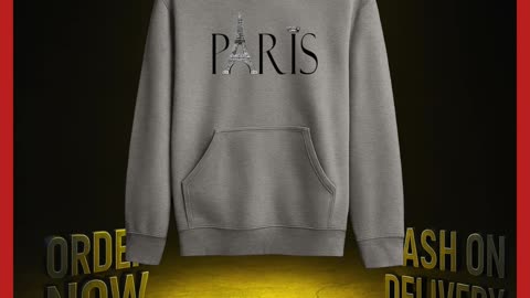 Paris Hoodie | Fashion Without Borders | Raheech Pakistan 🇫🇷✨
