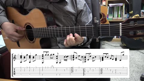 Bye Bye My Blue - 백예린(Yerin Baek), finger style guitar, full tablature