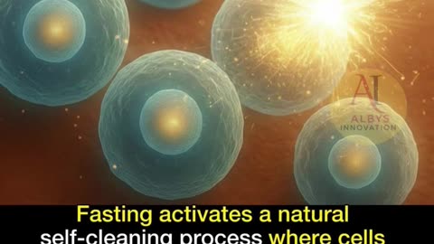When you fast, your cells activate a self-cleaning process that recycles damaged parts