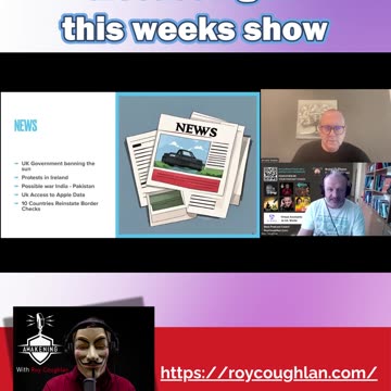 What we are discussing in this weeks show