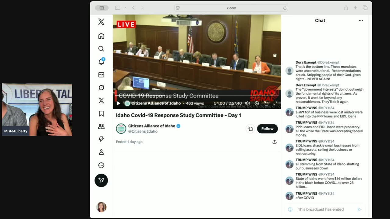 Liberty Take on Idaho Covid-19 Response Study Committee