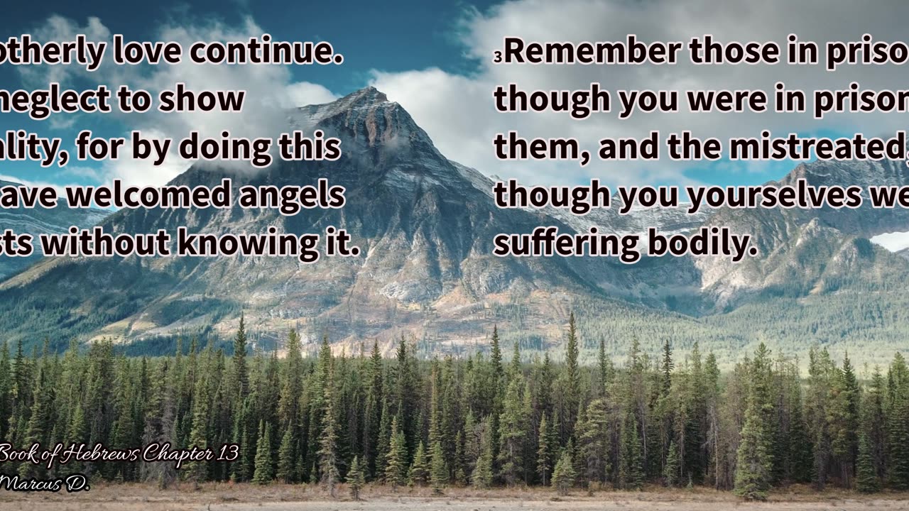 The Book of Hebrews Chapter 13