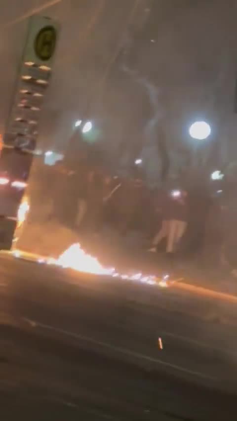 New Year’s in Berlin got very spicy.