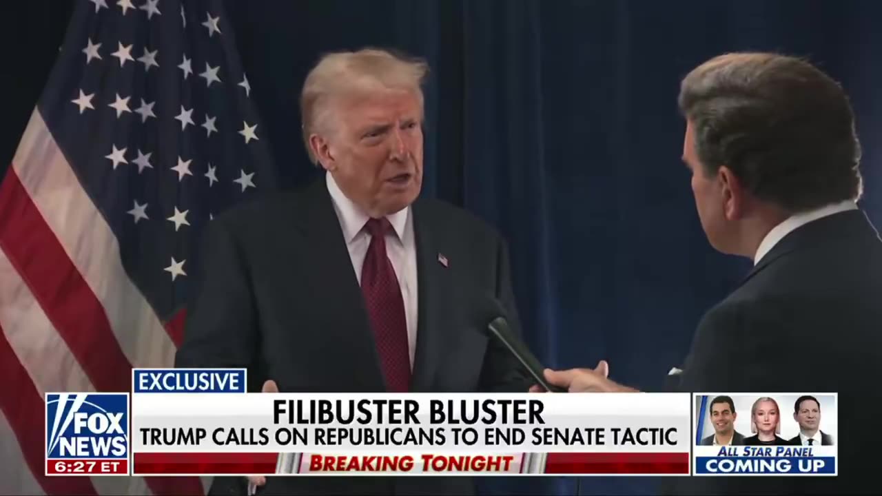Trump explains how he really feels about the filibuster and Republicans that disagree