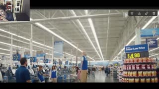 A Woman With Blond Hair Quits Her Employee Job At With Comedic Style Walmart Fake Funny Parody Video