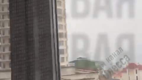 A drone crashed into a high-rise building in Odesa but did not explode.