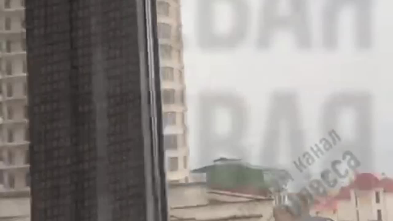 A drone crashed into a high-rise building in Odesa but did not explode.