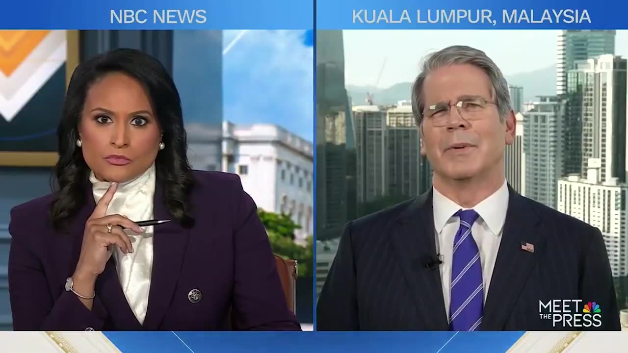 Scott Bessent hammers NBC host for 'cherry picking' numbers