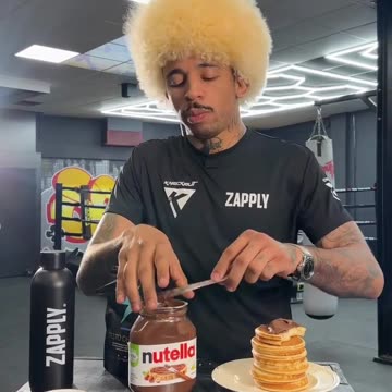 Carlos Prates Eats Nutella Cake While Wearing Dagestani Papakha