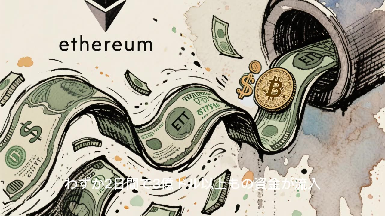 スポットETFの流入が急増する中、イーサリアムは主要レジスタンスを試す