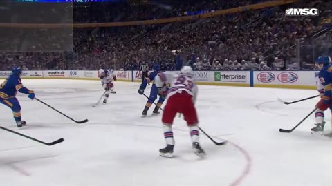 New York Rangers - Mika buries his own rebound.