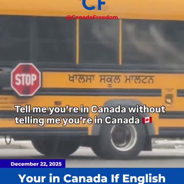 Canada = No English