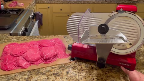 FOHERE 250W Meat Slicer Machine for Home,