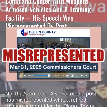 Fact Check: Texas Retiree Did NOT Say Muslims Set Up Command Center With Weapons, Armored Vehicles