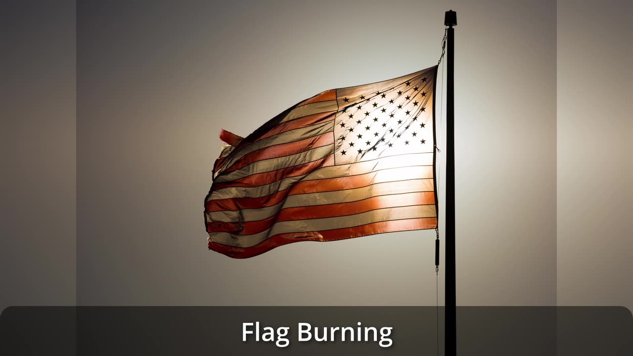 Burning the flag