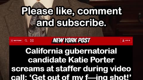 California's Katie Porter Screams at Staffer: ‘Get Out of My F—ing Shot!’