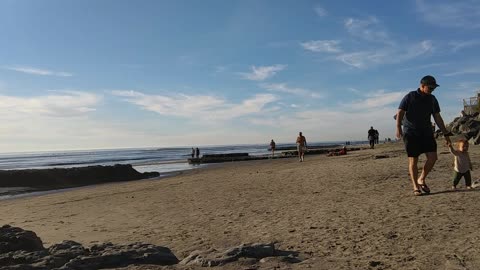 The Captain's View. Swami's Beach, Encinitas, California.
