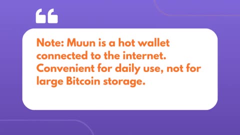 Getting Start With Bitcoin - Muun Wallet