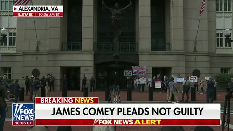 James Comey - Pleads not guilty