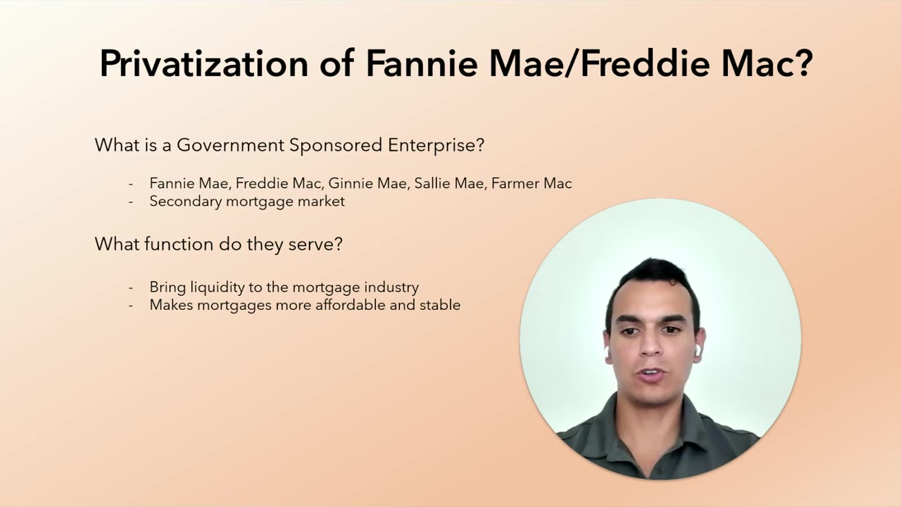 Privatization of Fannie Mae & Freddie Mac?