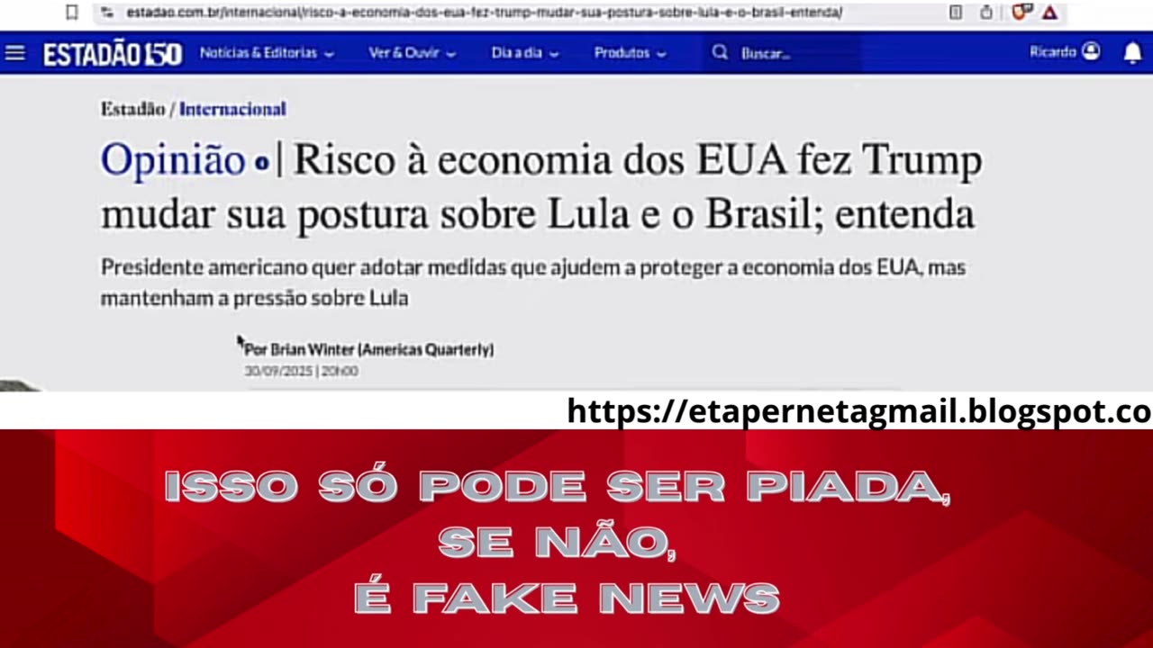 TRUMP COM MEDO?