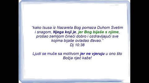 Mučimo se jer ne vjerujemo