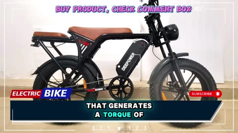 DEEPOWER V8 Off-Road Electric Bike 1000W 48V 13AH Battery Electric Bike