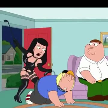 Family Guy, Peter gets called out by Mistress Vida in front of his wife!