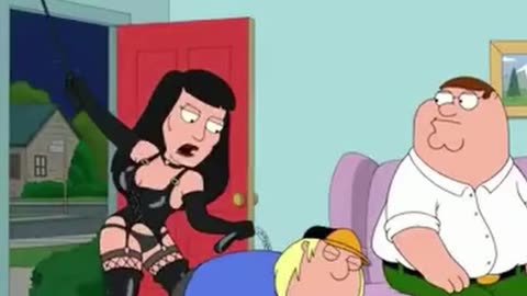 Family Guy, Peter gets called out by Mistress Vida in front of his wife!