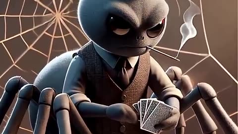 The Webfather: Eight Legs of Power🕷️👑#shorts #creative #funny #Ai #PoWAi