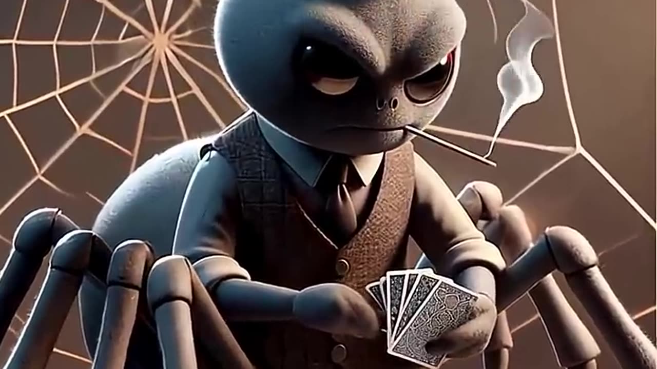 The Webfather: Eight Legs of Power🕷️👑#shorts #creative #funny #Ai #PoWAi