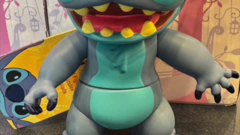 Disney Parks Stitch Vinyl Poseable Figurine #shorts