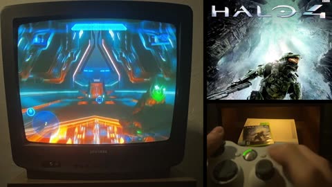 Halo 4 Xbox 360 CRT TV Walkthrough Part 1 #halo