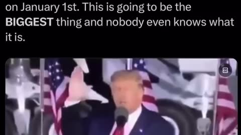 President Donald J. Trump - The Biggest thing nobody knows about starts January 1st