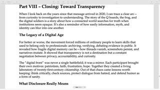 A Hommage to the Q-Team-The Q-Board-The Digital Soldiers