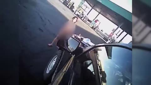 NAKED WOMEN STEALS DEPUTYS TRUCK