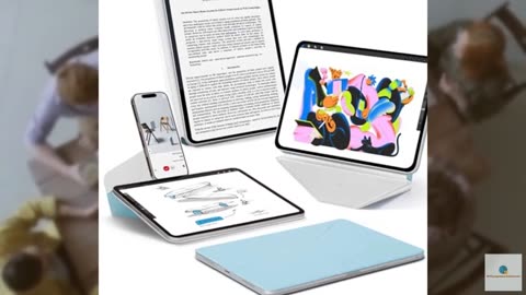 MOFT Dynamic Folio Case for iPad Pro 13 inch inch Soothing Mist x Misty Cove & P