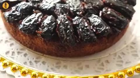 Upside Down Dates Cake Recipe By Food Fusion (Eid Special)