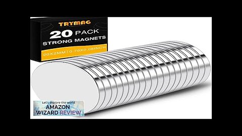 TRYMAG Magnets 20Pcs Strong Neodymium Magnets for Crafts Heavy Duty Magnets Small Review