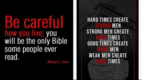 Be careful how YOU live; YOU will be the ONLY Bible SOME will ever read #famineofhearingtheword
