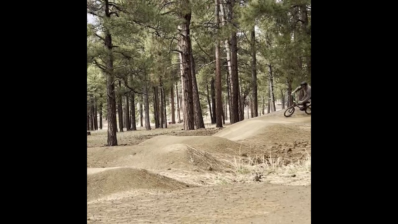 Riding my NewToMe BMX Mongoose Rig yesterday