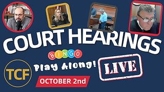 Court Coverage - Live Court Hearings - Oct 2nd - Judge Simpson, McNally, Boyd, West, and More