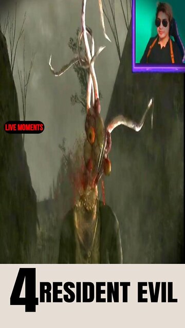 THE TERRIFYING LAS PLAGAS - FIRST ENCOUNTER - Resident Evil 4 Live Moments #shorts #residentevil4