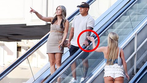 TOUCHING HANDS ON THE ESCALATOR PRANK!! 21.